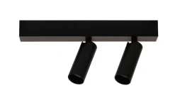 Hot Antidark A block slim dobbel spot med base 2700K 2 x 9,1 Watt - Dimbar