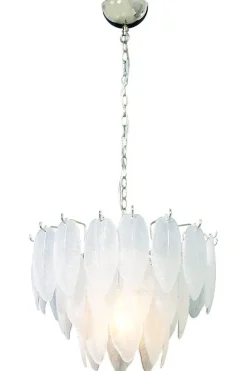 Sale Aneta Lighting Adriana takpendel 43 cm Sølv / Frostet