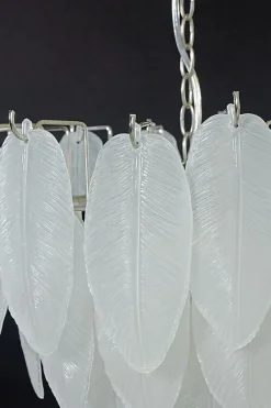 Sale Aneta Lighting Adriana takpendel 43 cm Sølv / Frostet