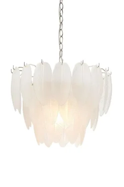 Sale Aneta Lighting Adriana takpendel 43 cm Sølv / Frostet