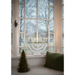 New Konstsmide Adventsstake 7 armet - Hvit