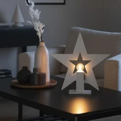 Konstsmide Adventsstjerne på fot 35 cm