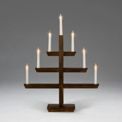 Sale Konstsmide Adventstake 7 armet Brun