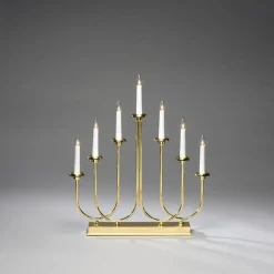 Hot Konstsmide Adventstake 7 armet Messingfarget