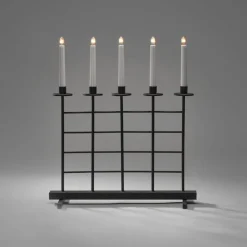 Discount Konstsmide Adventstake 5 armet metall Svart