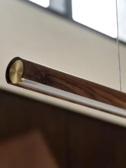 DFTP Akeno takpendel 115 cm 25W 3000 Kelvin - Dimbar Mørk brun