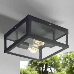 Best Eglo Alamonte utendørs taklampe IP44 - Svart