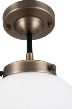 Discount Globen Lighting Ally Plafond IP44 - Antikk Messing
