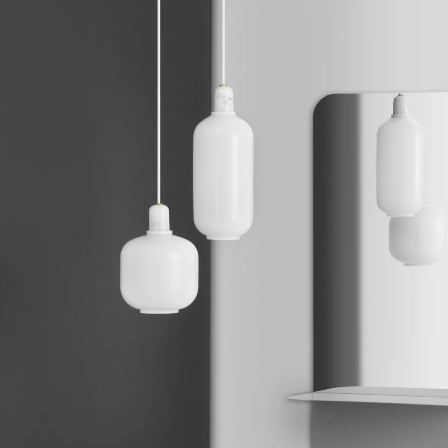 New Normann Copenhagen Amp pendel L - Hvit