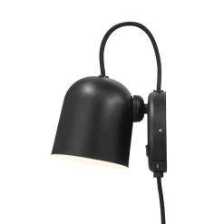 Hot DFTP Angle vegglampe med USB - Svart