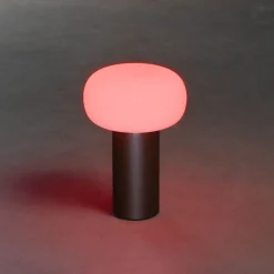 Online Konstsmide Antibes oppladbar bordlampe 2700/3000/4000K og RGB IP54 Dimbar - grå Antrasitt