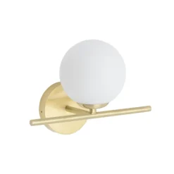 Clearance Nowodvorski Aralia vegglampe IP44 - farget Messing