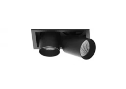Online NorDesign Aria mini flex K2 downlight justerbar 2x5W 2700K RA90 Dimbar - Svart