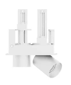 Clearance NorDesign Aria mini flex K2 downlight justerbar 2x5W 2700K RA90 Dimbar - Hvit