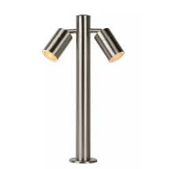 Best Lucide Arne pullert utendørs 2 arm IP44 GU10 50 cm - Satin Krom
