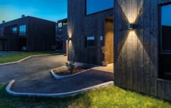 Online Sg Armaturen As Artes round vegglampe opp/ned utendørs IP65 8W 3000K Dimbar