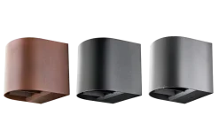 Outlet Sg Armaturen As Artes round vegglampe opp/ned utendørs IP65 8W 2700K Dimbar