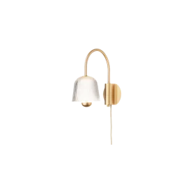 New Nuura Asteea vegglampe 6,7W 2700 Kelvin - Dimbar Messing / Klar