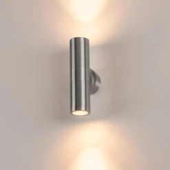 Clearance Slv Astina vegglampe utendørs opp/ned IP44 Aluminium