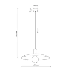 Best TK Lighting Astra takpendel 41 cm