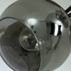 New Aneta Lighting Atom taklampe - Svart/Røykfarget Svart / Røyk