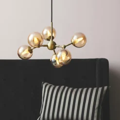 Discount Halo Designs Atom takpendel large - Amber