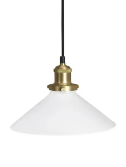 Clearance Pr home of Scandinavia Ab August Takpendel 25 - Messing/Hvit Messing / Opal
