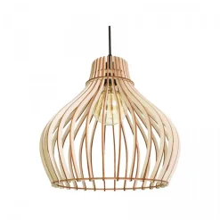 Discount Temar Aurora rondel spile takpendel 3 lys - Natur