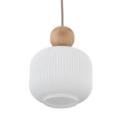 Hot TK Lighting Ballo takpendel 1-lys Hvit / Trefarget