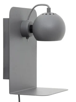 Hot Frandsen Ball vegglampe m/USB Svart