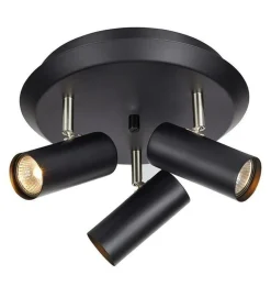 New Marksløjd Barcelona taklampe 3 spotter - Svart