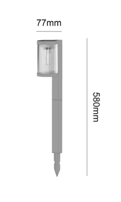 Sale NorDesign Beacon Solar hagebelysning 1W 3000K IP65 - Solcelle Svart