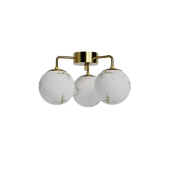 Hot By Rydens Bellagio taklampe 3 lys Messing/opal