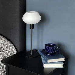 New Aneta Lighting Bell bordlampe 37,5 cm Svart / Opal