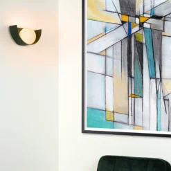 Outlet Lucide Benni vegglampe - Grønn