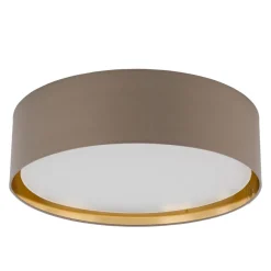 Outlet TK Lighting Bilbao taklampe 60 cm Svart / Gullfarget