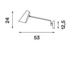 New Northern Birdy vegglampe swing