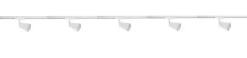 Outlet NorDesign Bocca spotskinne 5 spotter 2 meter - Pure white Hvit