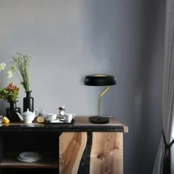 Best Aneta Lighting Bremen bordlampe Svart / Messing