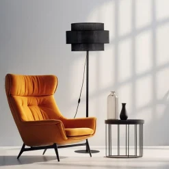Discount TK Lighting Calisto gulvlampe Natur