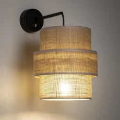 Hot TK Lighting Calisto vegglampe Natur