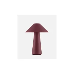 Clearance Globen Lighting Cannes oppladbar bordlampe Burgunder