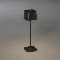 Sale Konstsmide Capri bordlampe oppladbar utendørs IP54 - Svart