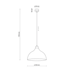 Sale TK Lighting Cap takpendel 34 cm