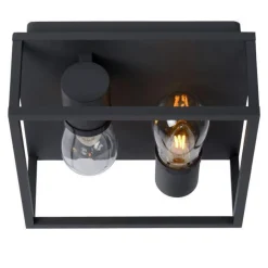 Online Lucide Carlyn taklampe baderom IP54 Svart