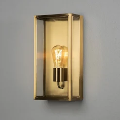 New Konstsmide Carpi vegglampe utendørs H40 cm IP44 - Messing