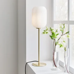 Discount Marksløjd Cava bordlampe Messing / Opal