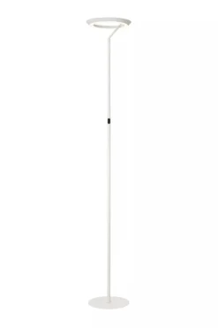 Clearance Lucide Celeste gulvlampe 174 cm 21 W 2700 Kelvin - Dimbar Hvit