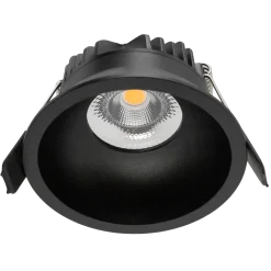 Hot Norlux Ceto Mini Fixed lavtbyggende downlight 7W 2700K Dimbar IP44 - Svart