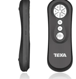 Outlet Texa Design Cetus takvifte - nikkel/hvit eik Hvit / Eik